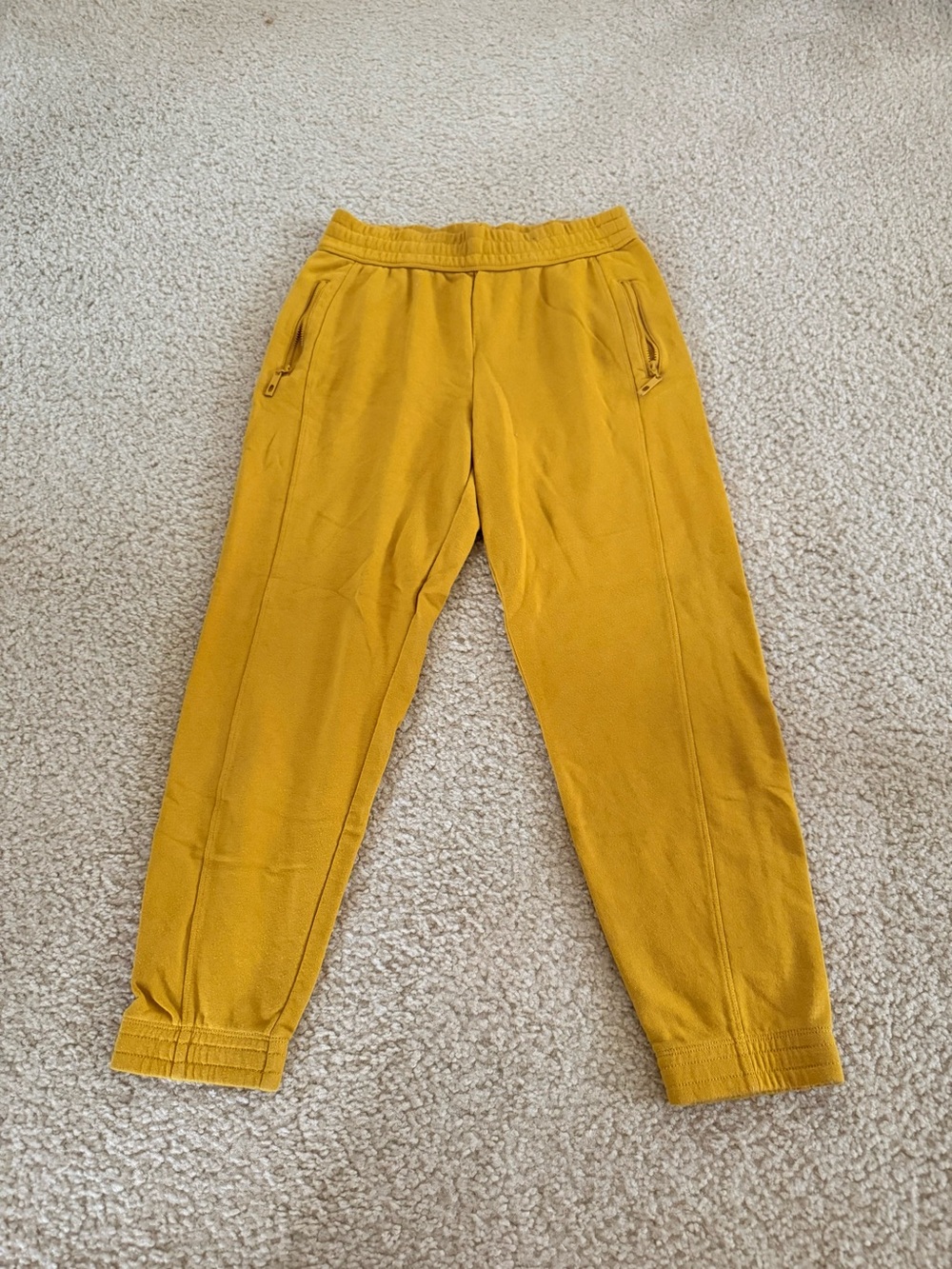 Fabletics Golden Mustard High-Waist Joggers